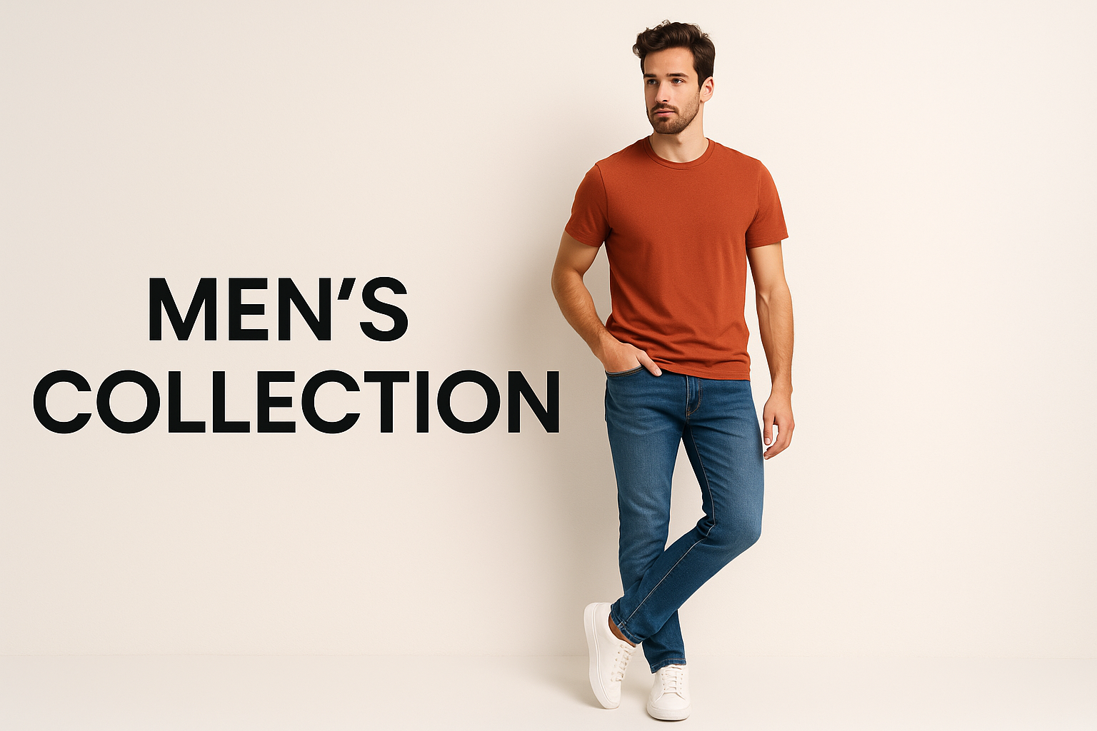 create slider images for 24sevenmart ecommerce store. focusing on men, women, kids and home accessories