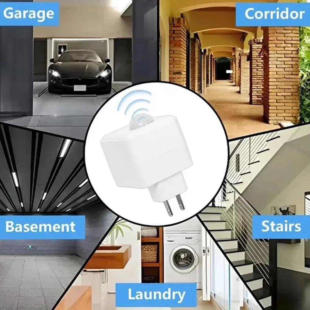 AC85-265V E27 Led Lamp Base with Motion Sensor PIR Human Induction Light Bulb Holder Socket Adapter Converter Adjustable